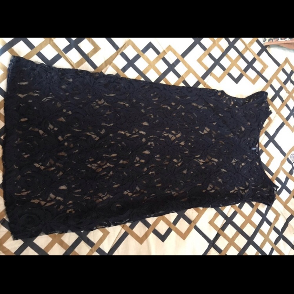 Lace beach cover-up